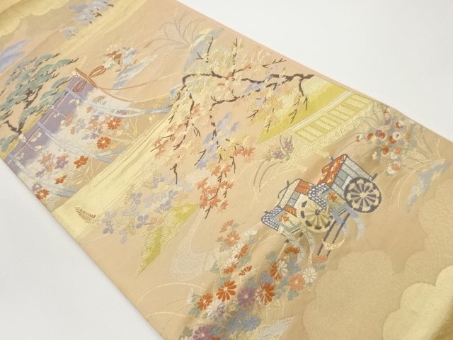 JAPANESE FUKURO OBI / WOVEN GENJIGURUMA